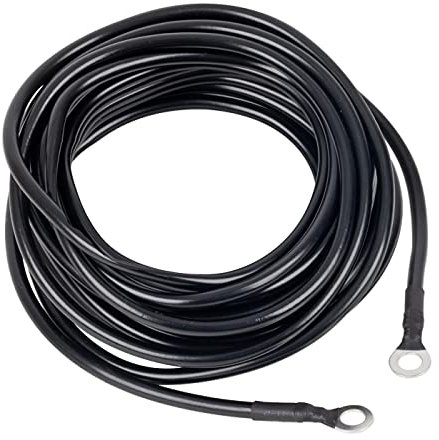 VOSS.farming Cavo di Collegamento/Messa a Terra, Occhielli, 10 m, per recinzioni da pascolo, per recinti elettrici