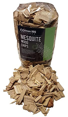 Exstream Copeaux de Bois pour Barbecue - Plus de 16 Saveurs exceptionnelles en 1, 5 et 10 litres - Mesquite 1 Litre