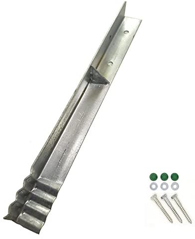 Eck-/Winkelanker-Set zum Einbetonieren, inkl. Befestigungsmaterial - z.B. für Schaukel, Spielturm & Spielgeräte im Außenbereich (Eck- / Winkelanker)