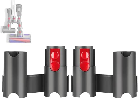 2 Stück Wandhalterung Zubehörhalter für Dyson Gen5 G5 V7 V8 V10 V11 V15 | Cordless Stick Staubsauger, Aufbewahrungs Zubehör Halterung