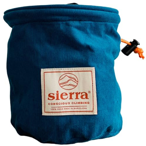 Sierra Conscious Climbing. Tube Nat Blue Klettern Magnesera | Bio-Baumwolle | mit verstellbarem Gürtel