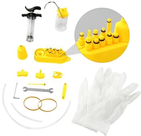 BESPORTBLE Bike Brake Bleeding Kit Bicycles Disc Filling Tool Brake Oil Refill Tool Abs Material Fit Bikes