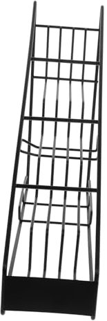 PRETYZOOM Stainless Steel Coffee Syrup Rack Kitchen Organiser Storage Rack Stepped Shelf Syrup Display Stand