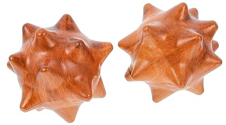 Handmassagebälle aus Pvc für Selbstmassage 2 Stück | Handliche Massagekugeln, für Büro und Fitness, Hoher Dichte, zum Druckabbau und Muskelentspannung