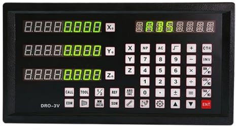 Lettura digitale, DRO-3V 3 assi fresatrice tornio lettura digitale display AC110V/220V TTL 5V for griglia ottica righello lineare encoder,Funzionamento semplice