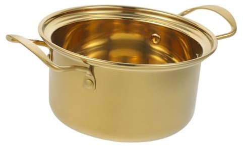 PRETYZOOM Marmite à Nouilles Petite à Double Poignée Marmite De Cuisine Casserole à Sauce Pour Ramen Et Spaghetti