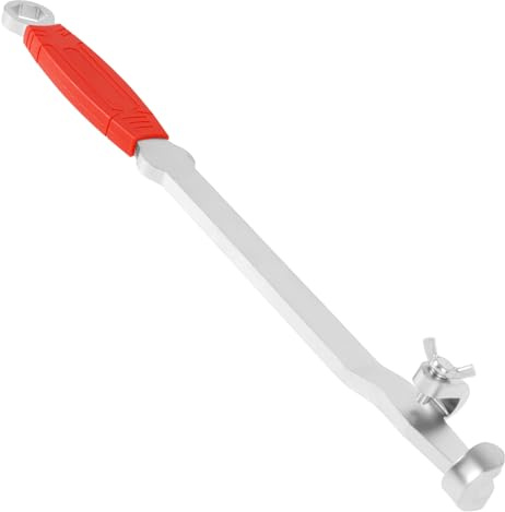 Sutowe Wrench Extender Tool Bar 16 Inches Universal Chrome Vadium Steel Torque Wrench Extension for Professional Mechanic and DIY Enthusiast