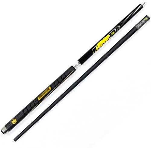 Generisch Carbon Fiber Heavy Hitter Jump Break Queue, 3-teiliger Jump/Break Billard Pool Queue, 13mm Spitze