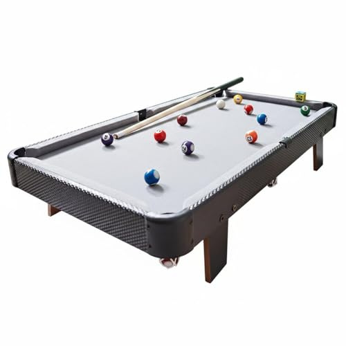 Folpus Mesa de Billar Infantil Portátil Juego Billares Compacto Juguete Educativo Superficie Lisa Plástico y Madera Resina para Niños Diversión Entre Familia en Casa