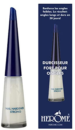 Herome Nagelhärter - Nagelverstärker & Base Coat - Garantiert Feste Nägel Innerhalb 30 Tagen. (Strong) - 10ml.