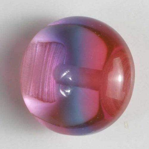 6 Stück: Kunststoffknopf - Größe: 10mm - Farbe: pink