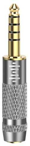 GEEKRIA Kopfhörer-Stecker-Adapter, Aluminiumlegierung, Konvertierungs-Audio-Stecker, vergoldeter Adapter (4.4mm Male to 2.5mm Balanced Female)