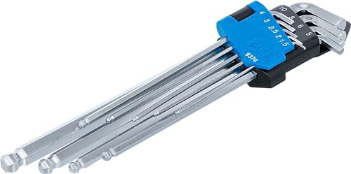 BGS Winkelschlüssel-Satz - extra lang + extra kurz - 1,5-10 mm 9-tlg.