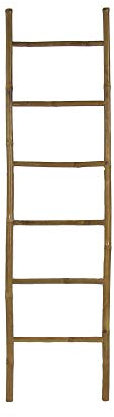 Pomax Echelle Porte Serviette en Bambou H.170cm HOOX