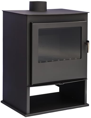 JOIMA - Estufa de Leña Modelo TEYDE LEÑERO 11,60 kW, Acero al carbono