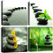 Artscope Lienzos Decorativos - Piedra de Estilo Japonés Imágenes Estilo Nórdico Pintura Prueba de Agua con Marco Listo para Colgar para Sala de Estar Décor Dormitorio Regalo 30x30cm