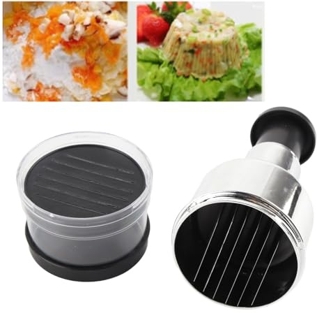 Tritatutto Manuale, Trita Cipolle in Acciaio Inossidabile Lavabile in Lavastoviglie Multiuso per Verdure Aglio Noci Facile da Pulire Design Semplice per Casa Ristorante Uso