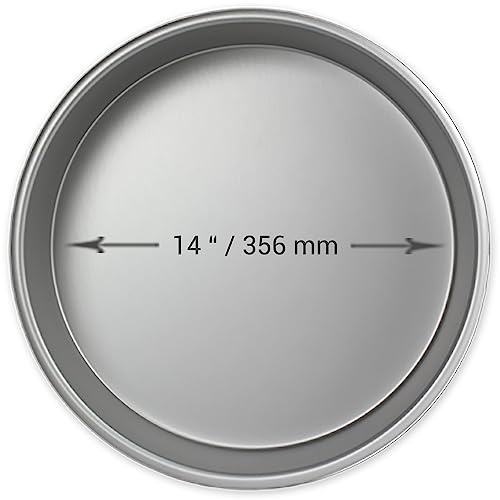 Molde redondo para pastel de aluminio de 355 x 50mm