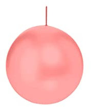 Wiedemann Kerzen Kugelkerzen Rosa Ø 100 mm, 6 Stück, rußarm, tropffrei, hochwertiger Docht