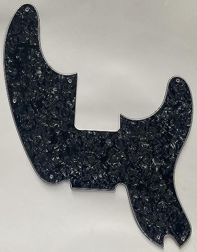 Für Fender Telecaster Precision Bass-Stil Gitarre Schlagbrett (4-lagiges schwarzes Perlmutt)
