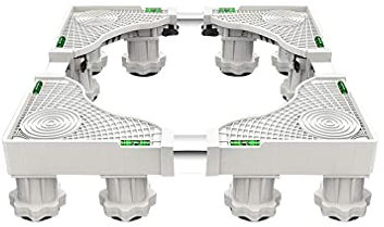 YHJZSM Base de Support pour Machine à Laver Base de Support pour Machine à Laver Bases réglables Longueur/Largeur 41-65 cm Grand Support de tonneau en Bois Mobile Support pour sèche-Linge