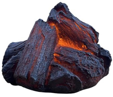 GUERNSEY Innenkamin Simulierte Holzkohle-Lampe, Lagerfeuer, Schieß-Requisiten, Atmosphäre, Szene, Dekoration, Ornamente, gefälschter Holzkohle-Feuerhaufen Kamin Mit Wasserdampf