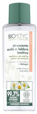 Bio-Etyc, Organic Skincare, Struccante Occhi e Labbra Lenitivo, con Estratto di Camomilla e Iris Biologici, Per Tutti i Tipi di Pelle, Ultra Delicato, 150ml
