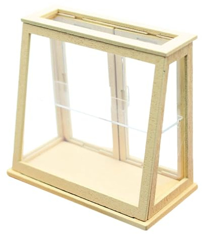 Doll House Bakery Case,Miniature Store Display Cabinet for Doll House - Cake Stand Display Cabinet Counter Doll House Store Scene Decoration Bread Shop Model for Playhouse