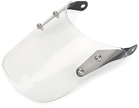 Montesy - Pare-brise rétro pour moto de 5 à 7 pouces, adapté pour T100