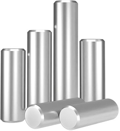 Qrity 30 Pezzi Cilindrica Perno, Cilindrica Perno Supporto in Acciaio Inox, M5x25mm Perno di Posizionamento, per Posizionamento e Collegamento Preciso
