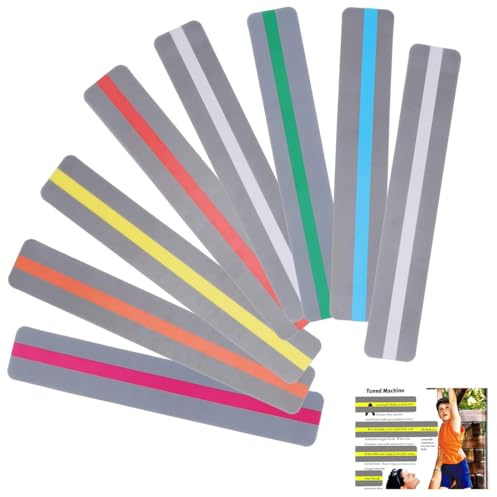 WJRQD 8 Pcs Règle de Lecture pour Dyslexique Marque-Page en PVC Bandes de Surbrillance Guide de Lecture Assistant de Enseignant pour Guider Les Lecteurs Etudiants à Lire Indépendamment (Multicolore)