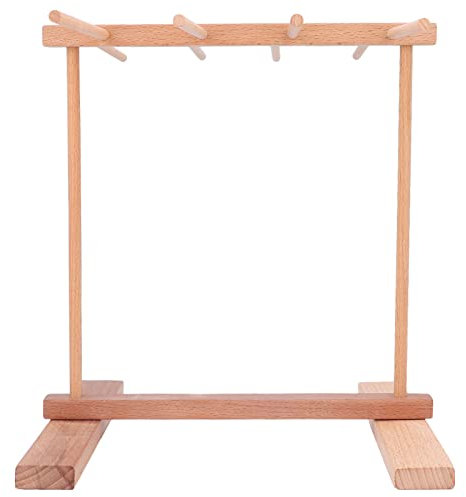 Scolapasta, Essiccatore per Pasta con Tagliere in Legno Dal Design Pieghevole, Supporto per Tagliatelle Pieghevole, Pressa per Tagliatelle Antiscivolo per Spaghetti Fatti in Casa
