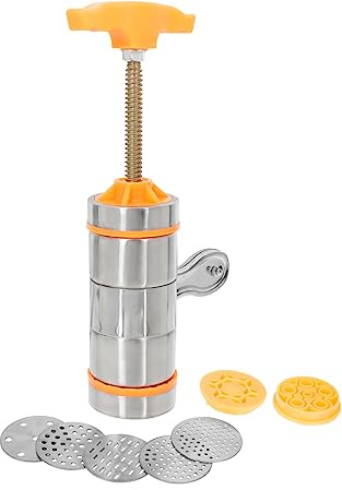 DECHOUS Manual Dough Press Noodle Maker for Home Use Noodle Press Machine Stainless Steel Material Making Tool for Kitchen Included