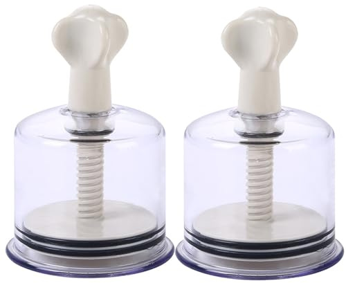 Lot de 2 ventouses XXL [60 mm] - Jouet sexuel sous vide pour le bondage - Lot de 2 ventouses extra larges en silicone