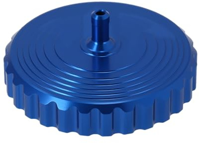 CNC Tankdeckel mit Entlüftung, Sport Optik, Blau - für Simson S50, S51, S