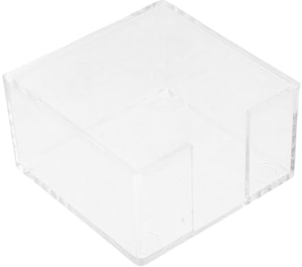 Homoyoyo Notizblockhalter mit Praktischem Schulschreibtisch Organizer für Schreibtisch Transparenter Acryl und Vielseitiger Nutzung im Büro und Studium