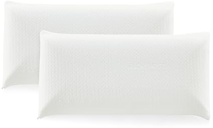 ForenTex Almohada Viscoelástica 70 cm (Pack 2) – Núcleo 100% Visco Alta Densidad, Funda Aloe Vera Lavable, Interior con Funda Protectora, Firmeza Alta, Ergonómica, Transpirable, Antibacteriana