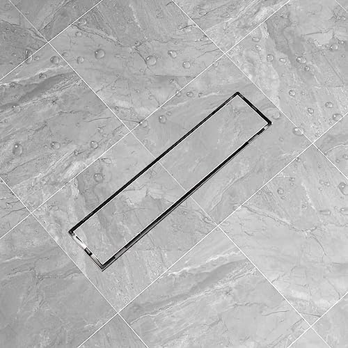 Genérico Desagüe Lineal de Ducha de Acero Inoxidable 530x140 mm,Bricolaje,Fontanería,Piezas y Herramientas para componentes de fontanería,Desagües,142171