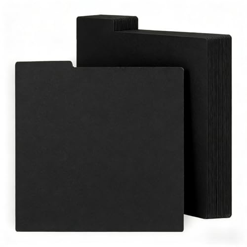 Separadores de discos de vinilo, separador de registros, tarjetas de etiquetas de categoría de registro, de plástico, 31,5 x 345 cm, adecuado para los amantes de los discos de vinilo de 33 RPM