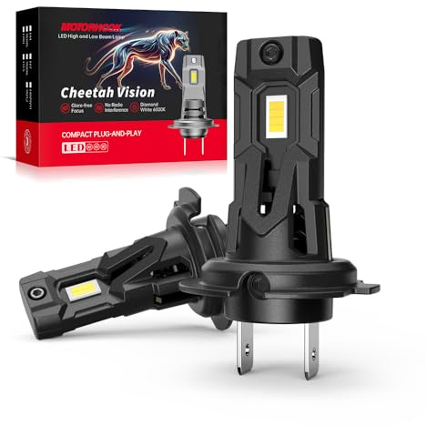MOTORHOOK Lampe Auto H7 Halogen Auto Scheinwerferlampe 55W 12V, 5500K Weißes Licht, 2 Stück, mit E-Prüfzeichen (5500K, H7)