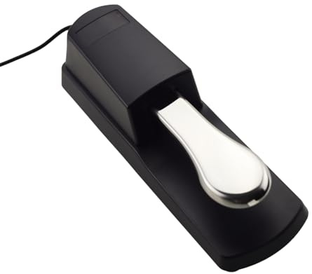 FamilyMall Sustain-Pedal für Keyboards (u.a. Yamaha und Casio)