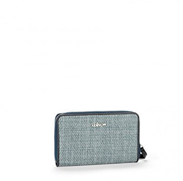 Kipling Geldbeutel Olvie Wristlet Sn blau