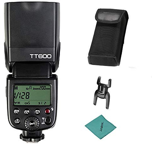 Godox TT600 Flash Speedlite sans Fil 2.4G Intégré GN60 pour Canon Nikon Pentax Olympus Fujifilm Compatible avec AD360II-C AD360II-N TT685C TT685N Flash X1T-C / N Déclencheur