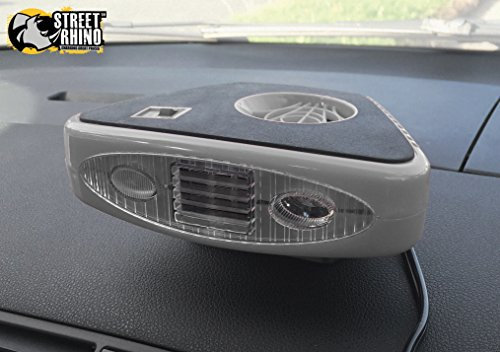 Streetwize Smart ForTwo Powerful 150w 12v Plug in Car Heater/Fan/Defroster 360* Swivel