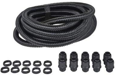 Black Flexi Conduit Contractor Pack 10M Kopex + 10 Glands 25mm and 20mm Available (20mm x 10m)