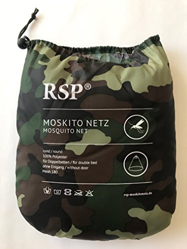 Moskitonetz Travel XXL - auch für Doppelbetten - das Original von RSP ® (Camoflage)