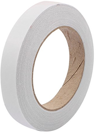 Aexit Largeur Rubans adhésifs 18 mm double face blanc ruban adhésif étanche à 20m longueur Ruban adhésif double face Sans Trace