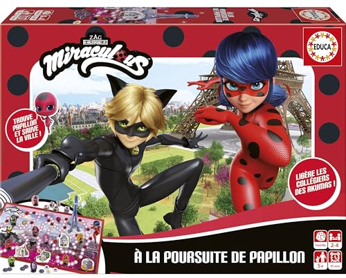 Educa - Miraculous Ladybug - Die Folge des Schmetterlings, Gesellschaftsspiel, Ref. 17610
