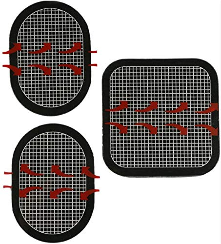 SOYOKO Ersatz-Gel-Pads, 1 Set Elektroden-Pads, aktualisierte Elektroden-Körper-Pads, Gel-Klebstoff, kompatibel mit Bauchmuskelgürtel