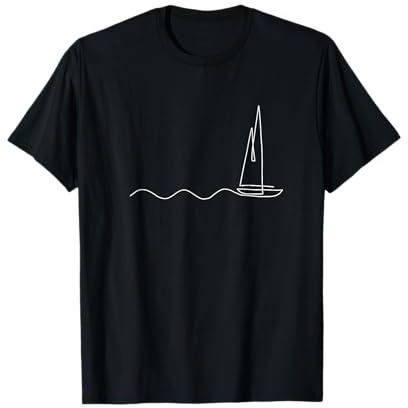 SEGELBOOT Weiß | Segeln Maritime | Segler | Skipper Kapitän T-Shirt